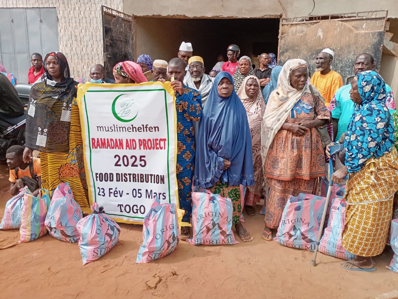 Distribution de vivres pendant le Ramadan 2025